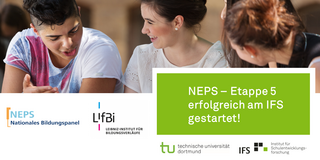 NEPS Etappe 5 Foto von Sekundarschüler*innen im Gespräch miteinander