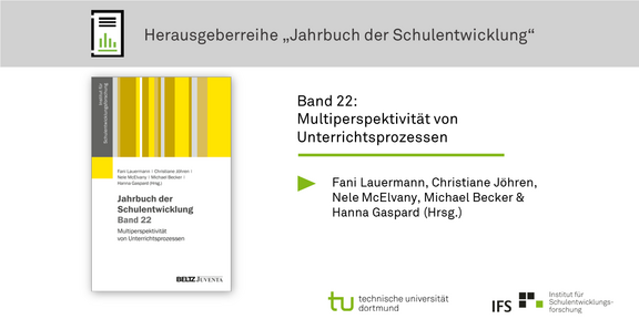 Jahrbuch der Schulentwicklung Cover des Jahrbuch der Schulentwicklung mit Schriftzug des Titels und der Herausgeber*innen.