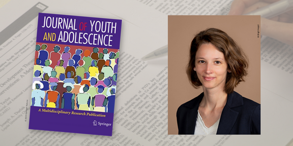 Publikation Journalcover des Journal of Youth and Adolescence und daneben ein Porträt von Prof. Dr. Birgit Heppt