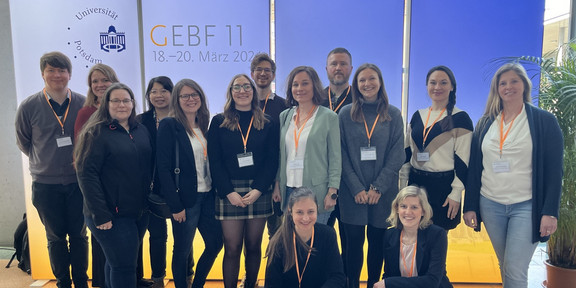 GEBF Gruppenfoto der IFS Mitarbeiterinnen und Mitarbeiter auf der 11. GEBF-Konferenz