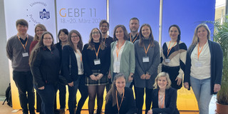 GEBF Gruppenfoto der IFS Mitarbeiterinnen und Mitarbeiter auf der 11. GEBF-Konferenz