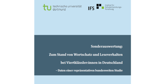 Wortschatz Publikationscover mit Titel auf blaugrauen Hintergrund