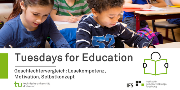 Tuesdays for Education Foto von einer Grundschülerin und einem Grundschüler im Unterricht