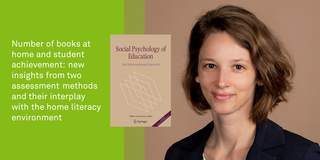 Publikation Birgit Heppt Porträt von Birgit Heppt neben dem Journalcover "Social Psychology of Education"
