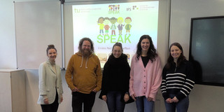 Gruppenbild der Wissenschaftler*innen beim Netzwerktreffen SPEAK