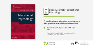 British Journal of Educational Psychology Journalcover des British Journal of Educational Psychology
