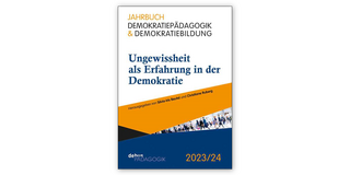 Jahrbuch Cover des 1. Bandes "Jahrbuch Demokratiepädagogik & Demokratiebildung"